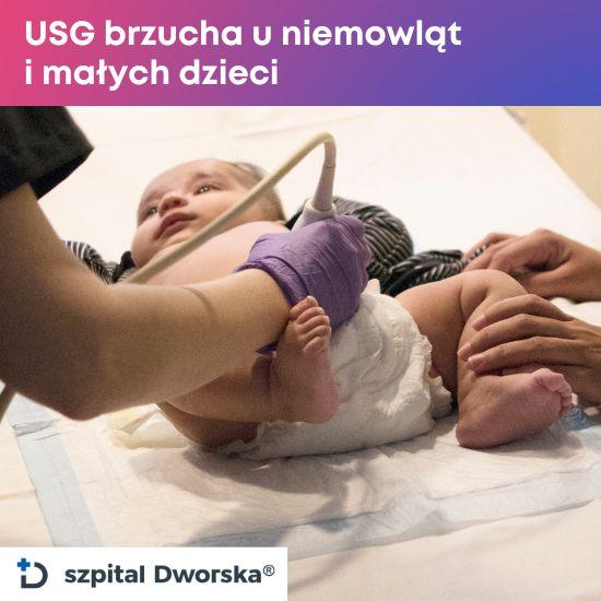 USG brzucha u dziecka niemowlaka Kraków